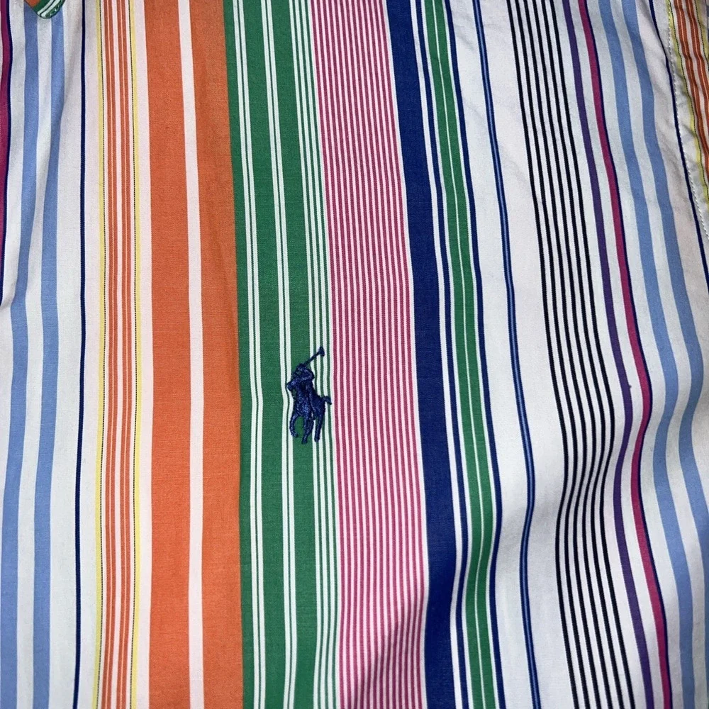 Polo Ralph Lauren Classic Fit Multi Color Shirt Mens XL Long Sleeve Button Up - Picture 3 of 8